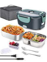 Buddew Electric Lunch Box for Clean Eating, 1.5L BPA-Free Stainless Steel Warmer for Health-Conscious Adults on the Go