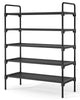 Black - 27.6" Wide - 5 Tier