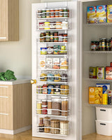 Moforoco 9-Tier Over The Door Organizer – Calming Bath Storage Tower for Daily Reset Moments