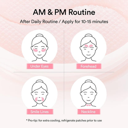 Abib PDRN Retinal Eye Patch – Premium K-Beauty Anti-Aging Treatment for Eyes, Forehead, and Smile Lines, 60 ct