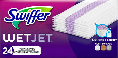 absorb + lock strip that traps dirt and grime inside the pad