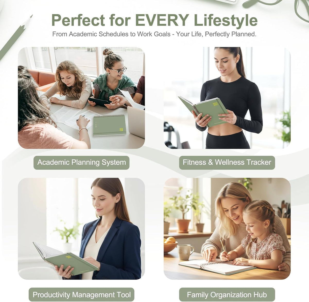 Academic Planner 2026-2027 – Focus Companion for College Study Sessions, Jul-Jun Weekly and Monthly Organizer
