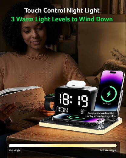 Acer Gadget 7-in-1 Apple Charger – Style-First Nightstand Replacement that Doubles as a Mood Lamp