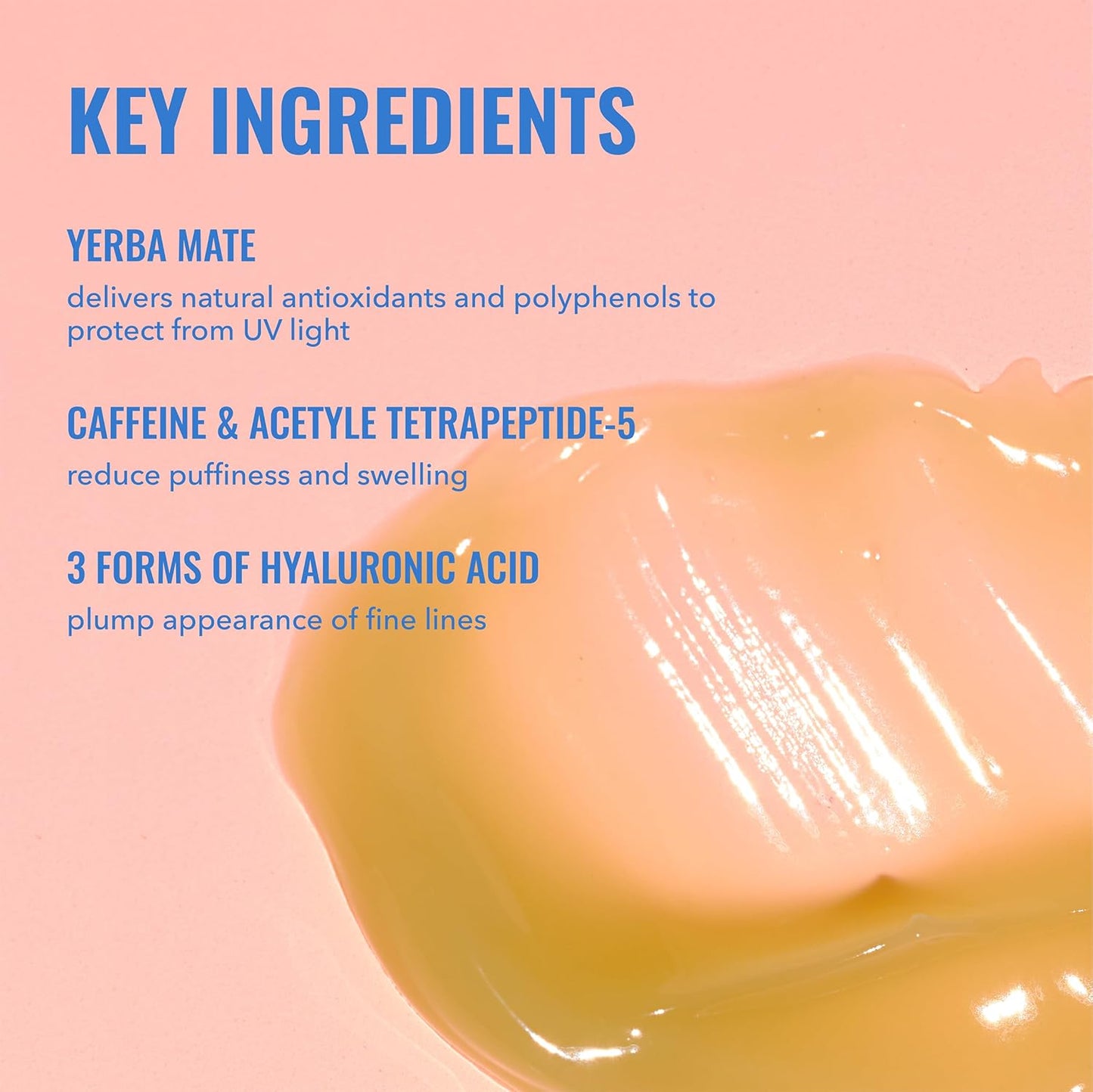 acetyl tetrapeptide-5 to support depuffing and firmness
