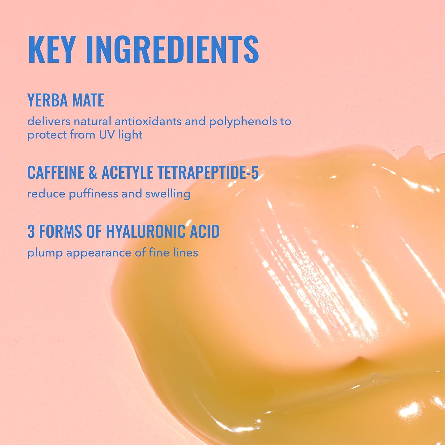 acetyl tetrapeptide-5 to support depuffing and firmness