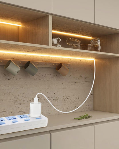 Aclorol USB COB LED Strip – Child and Pet Safe 5V Low Voltage Bedroom Lighting