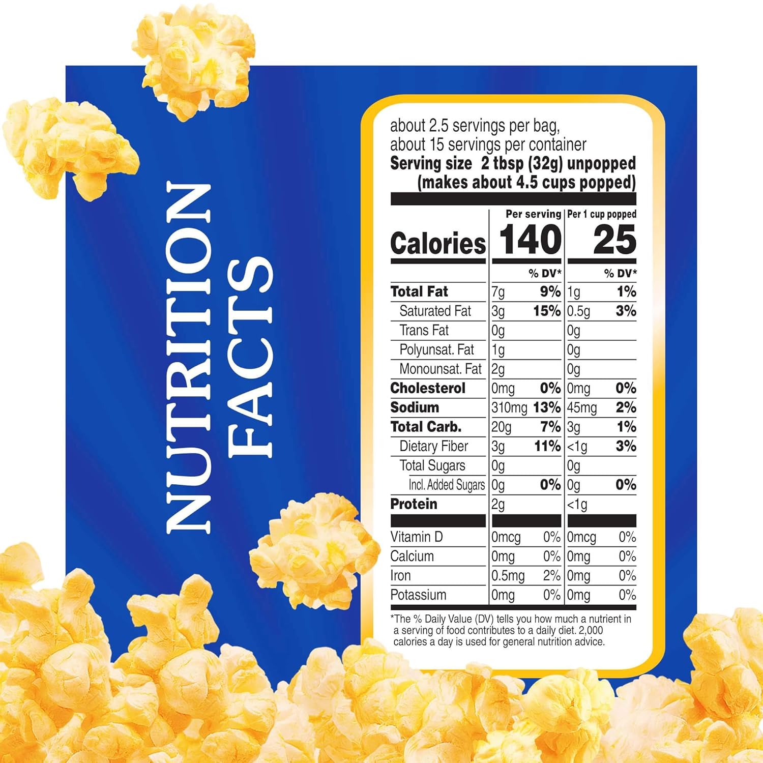 ACT II Butter Lovers Microwave Popcorn, 6 ct 2.75 oz Bags — 2-Minute Afternoon Pick-Me-Up for the Home Office