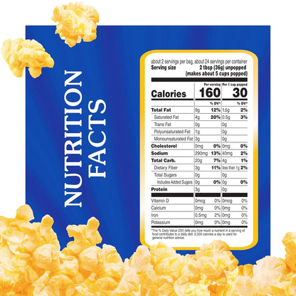 ACT II Xtreme Butter Microwave Popcorn 12 ct – Portable 2.75 oz Snack Bags for Camping Trips, Patio Lounging, and Backyard Bonfire Nights