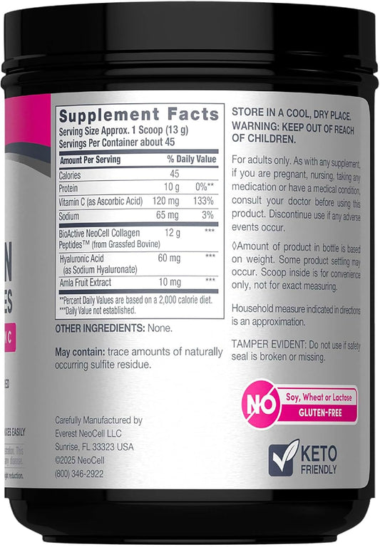 added vitamin c to support natural collagen synthesis