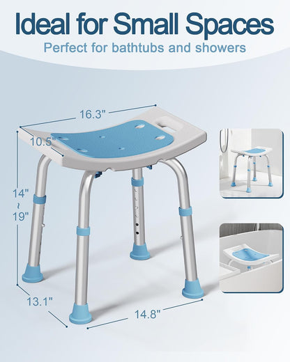 adjustable seat height from 14 to 19 inches in 1-inch increments