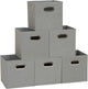 Gray - 11" L x 11" W x 11" H (Pack of 6)
