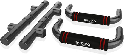 AERLANG Push-Up Handles – Understated Black Finish for Small-Space Strength Training