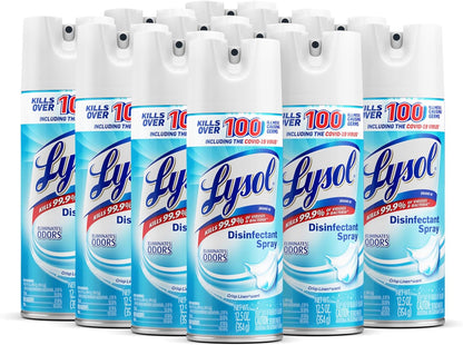 aerosol spray format for fast, even coverage on hard and soft surfaces