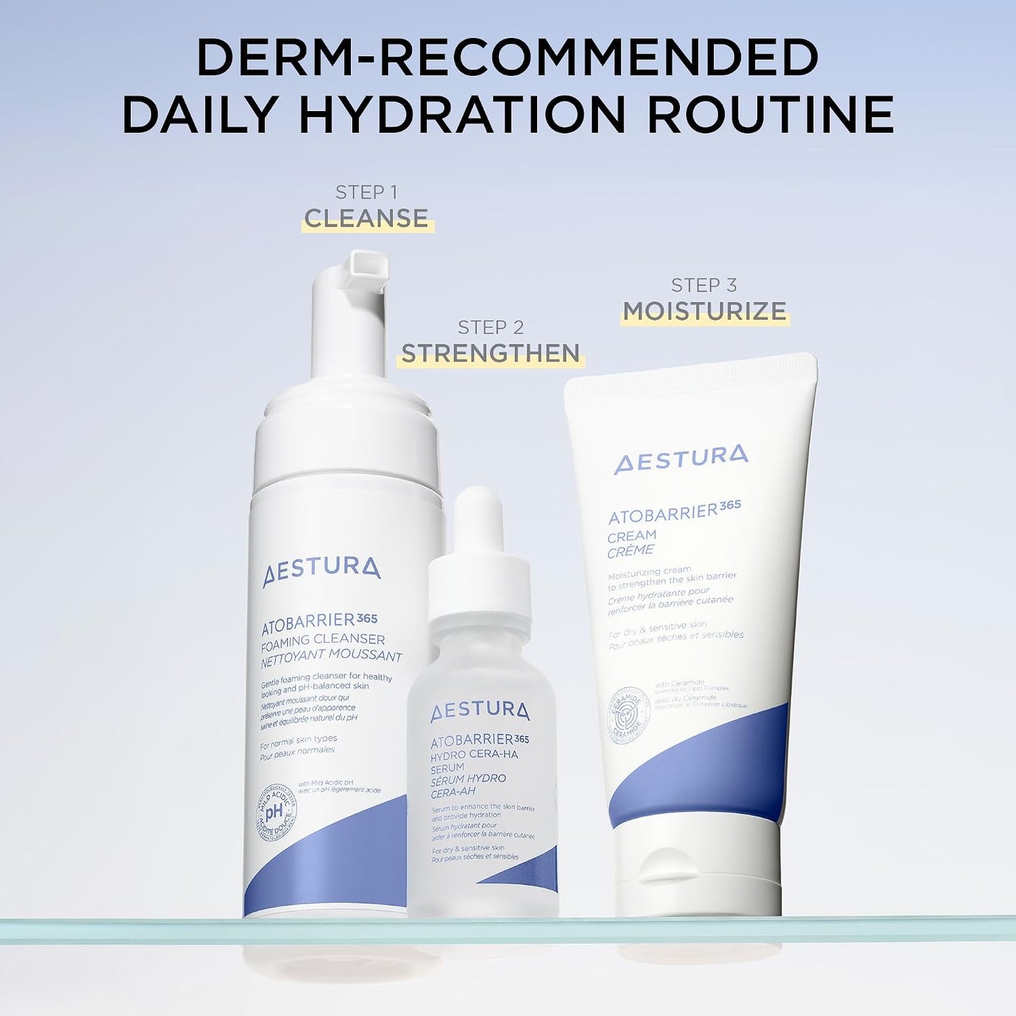 AESTURA ATOBARRIER365 Cream – Clean-Ingredient Ceramide Cream for Compromise-Prone and Irritated Skin