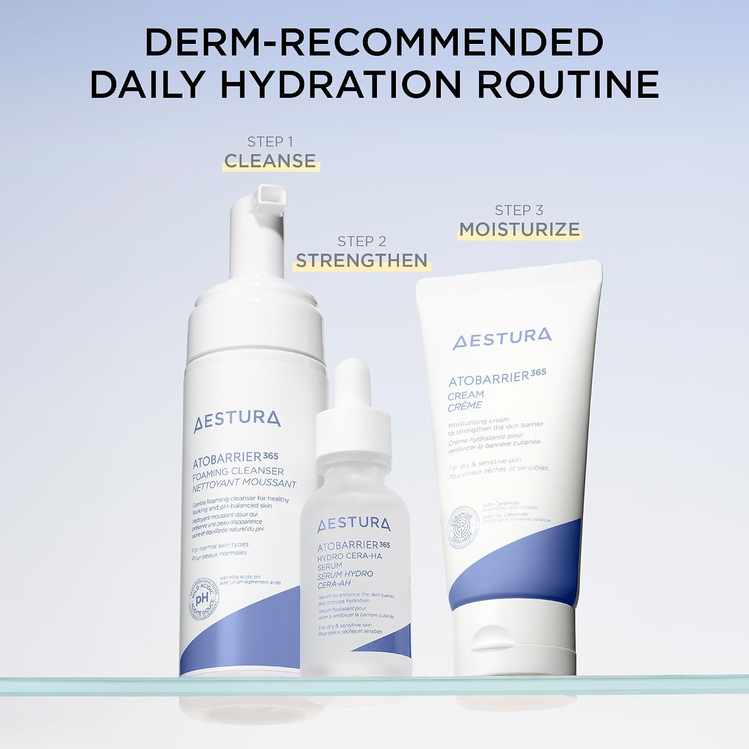 AESTURA ATOBARRIER365 Cream – Clean-Ingredient Ceramide Cream for Compromise-Prone and Irritated Skin
