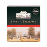 Ahmad Tea English Breakfast Teabags – Daily Wellness Ritual for Calm Mornings, 100 ct Black Tea with Natural Caffeine