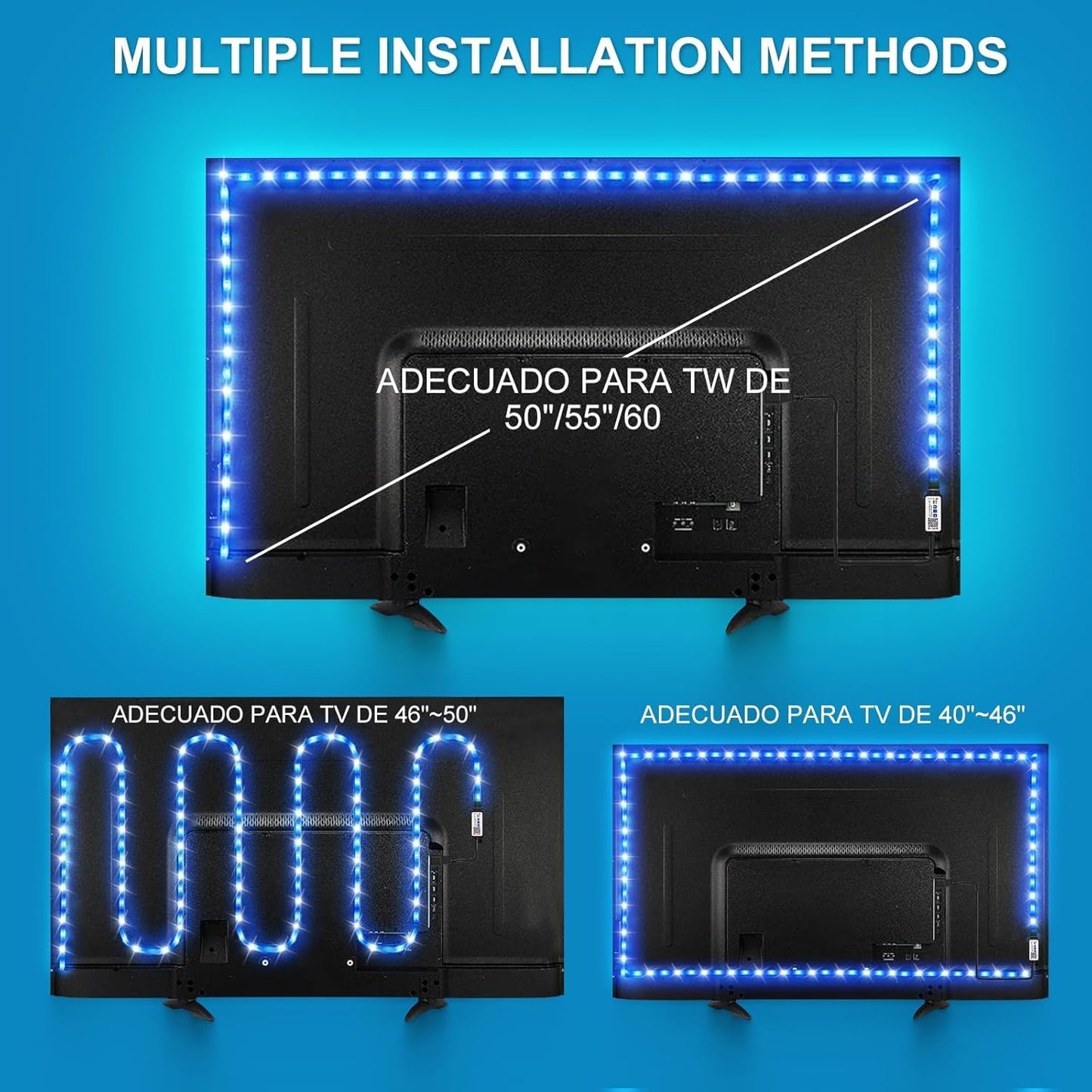 Ailitty AuroraStrip – Housewarming Gift, USB Powered Color Changing Lights for New Apartment Owners