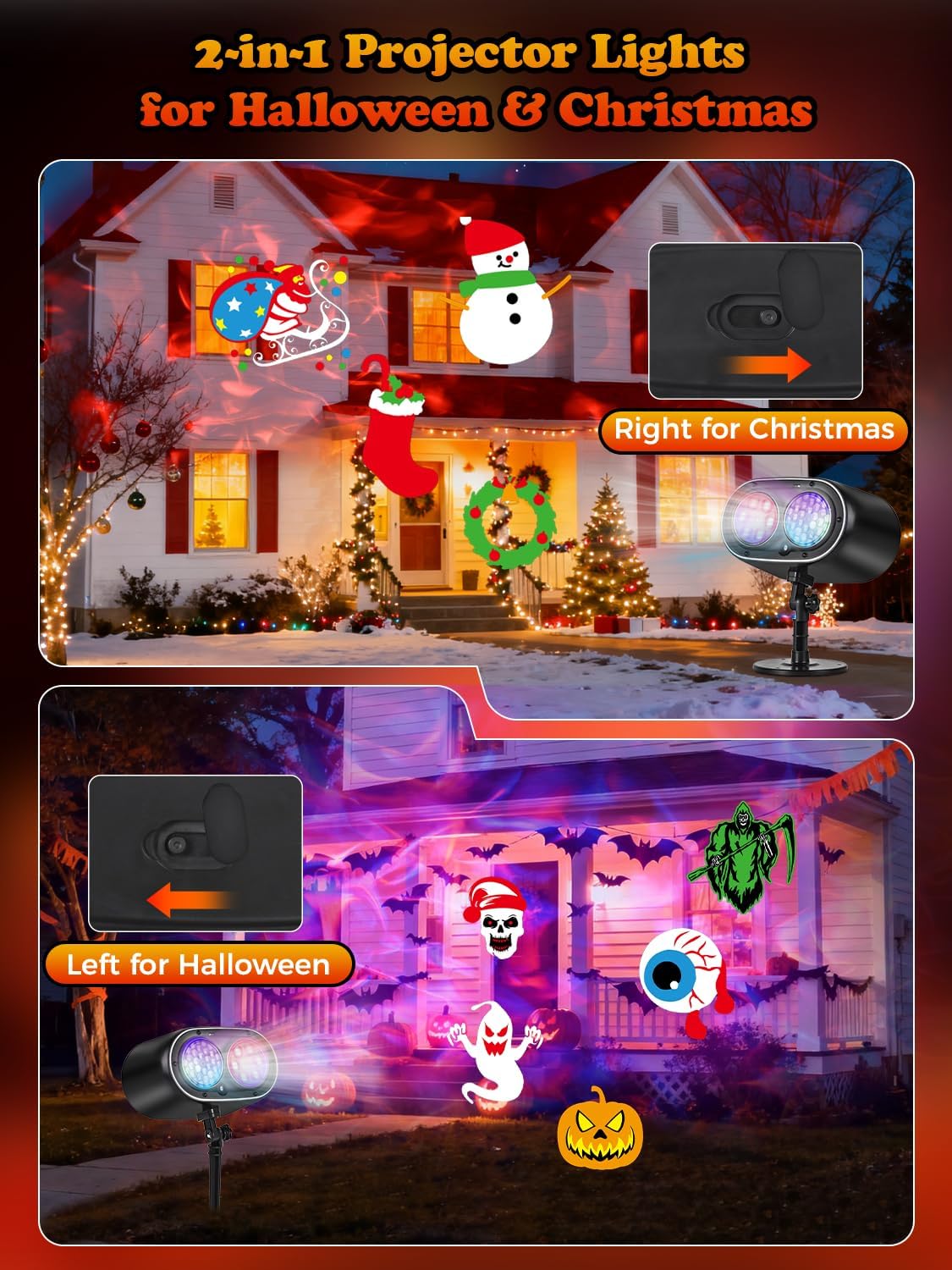 AIMENGME Kids Night Light Projector – Safe Holiday and Aurora Light for Nursery Playroom and Bedroom