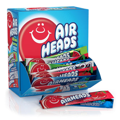 Airheads Sour Full-Size Candy Bars – Fun Care Package Stuffer for College Students and Military Deployment Boxes