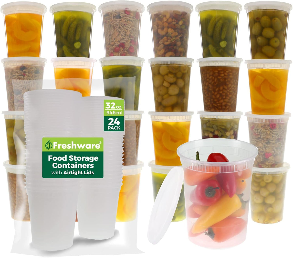 airtight snap-lock lids with leak-proof seal for liquids and solids
