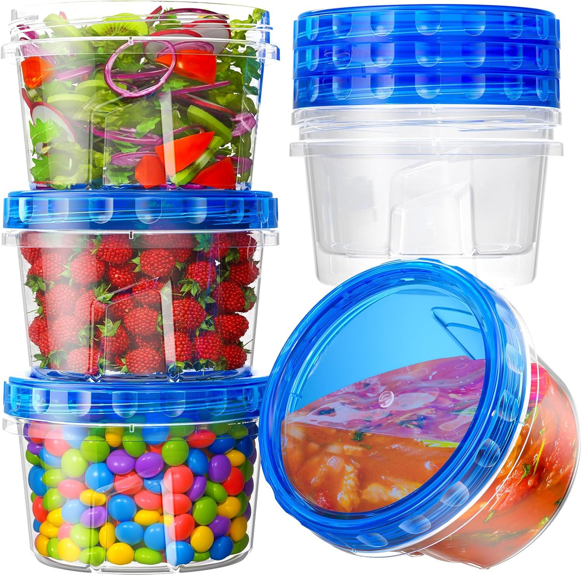 airtight twist-top lid that prevents leaks and extends freshness