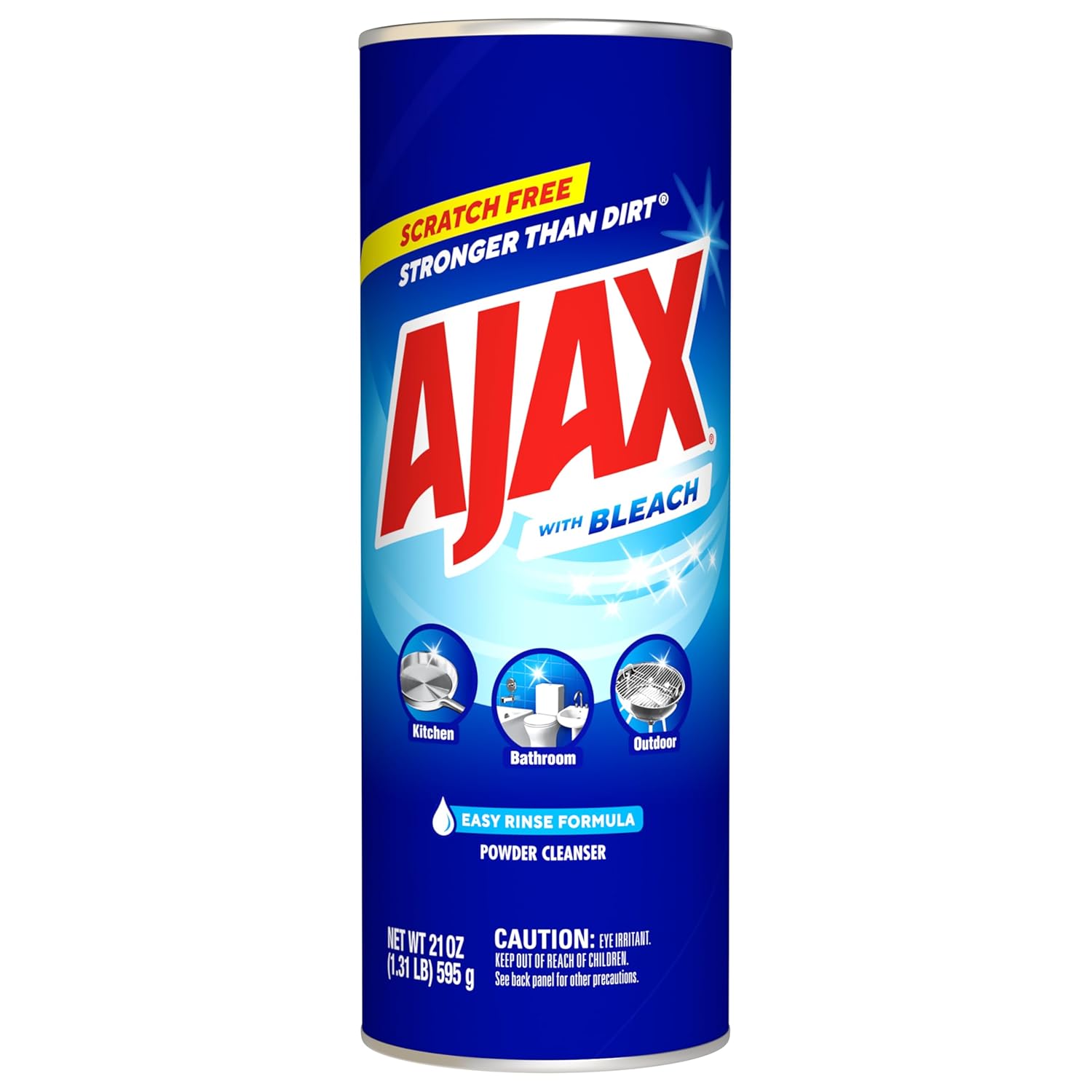 Ajax Powder Cleanser with Bleach - Commercial-Grade 12-Pack for Janitorial and Office Teams