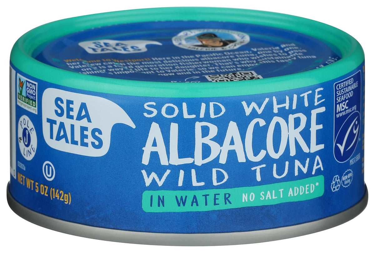 albacore tuna, a premium white-meat tuna species