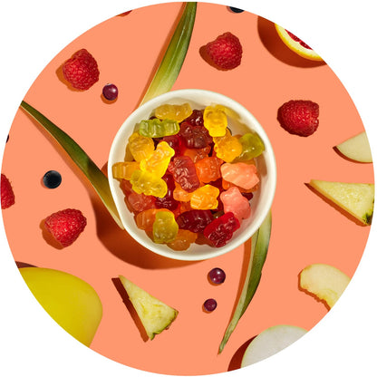Albanese Exotic Fruit Gummy Bears 25oz – Heat-Stable Candy for Camping, Hiking, and Outdoor Adventure Packing