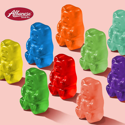 Albanese World's Best 12 Flavor Gummi Bears 36oz – Crowd Pleasing Birthday Gift for Kids and Candy Lovers
