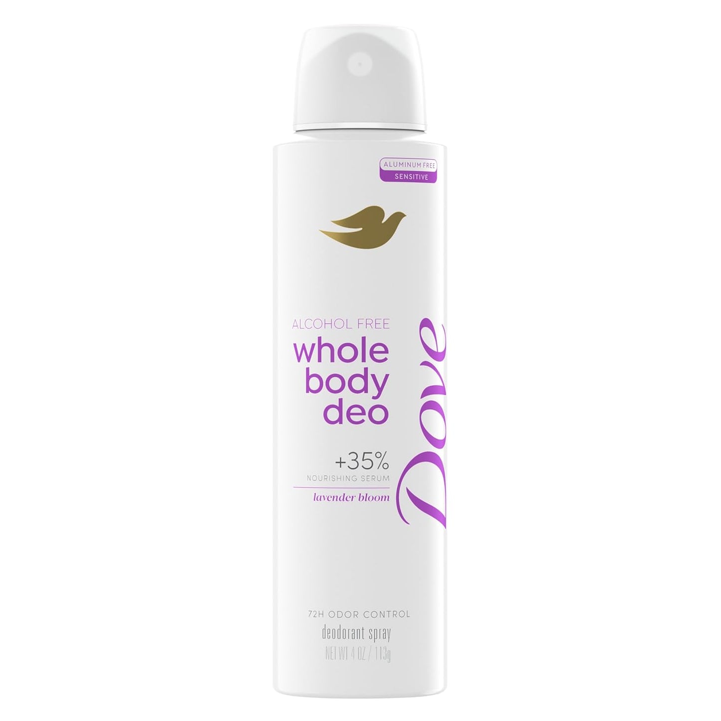 alcohol-free, aluminum-free, and paraben-free formula