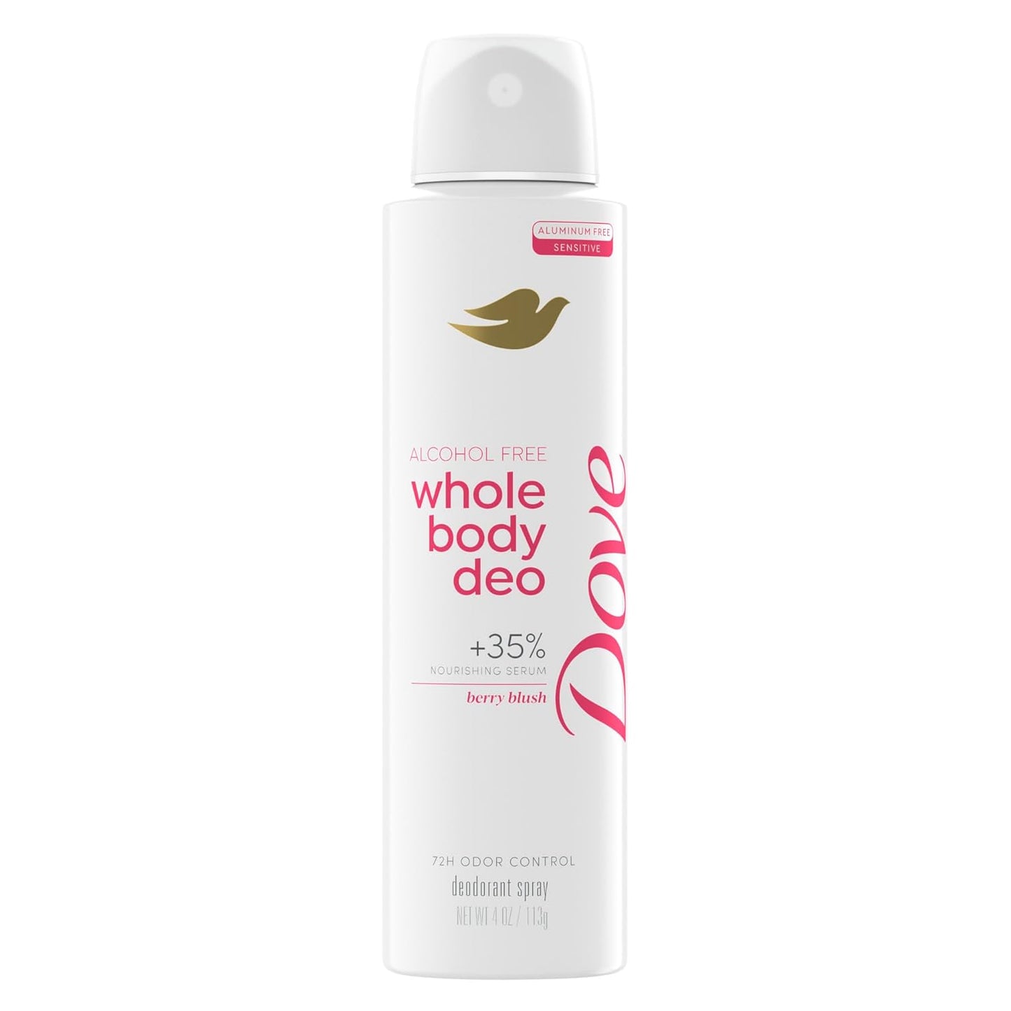 alcohol-free, aluminum-free, and paraben-free formula