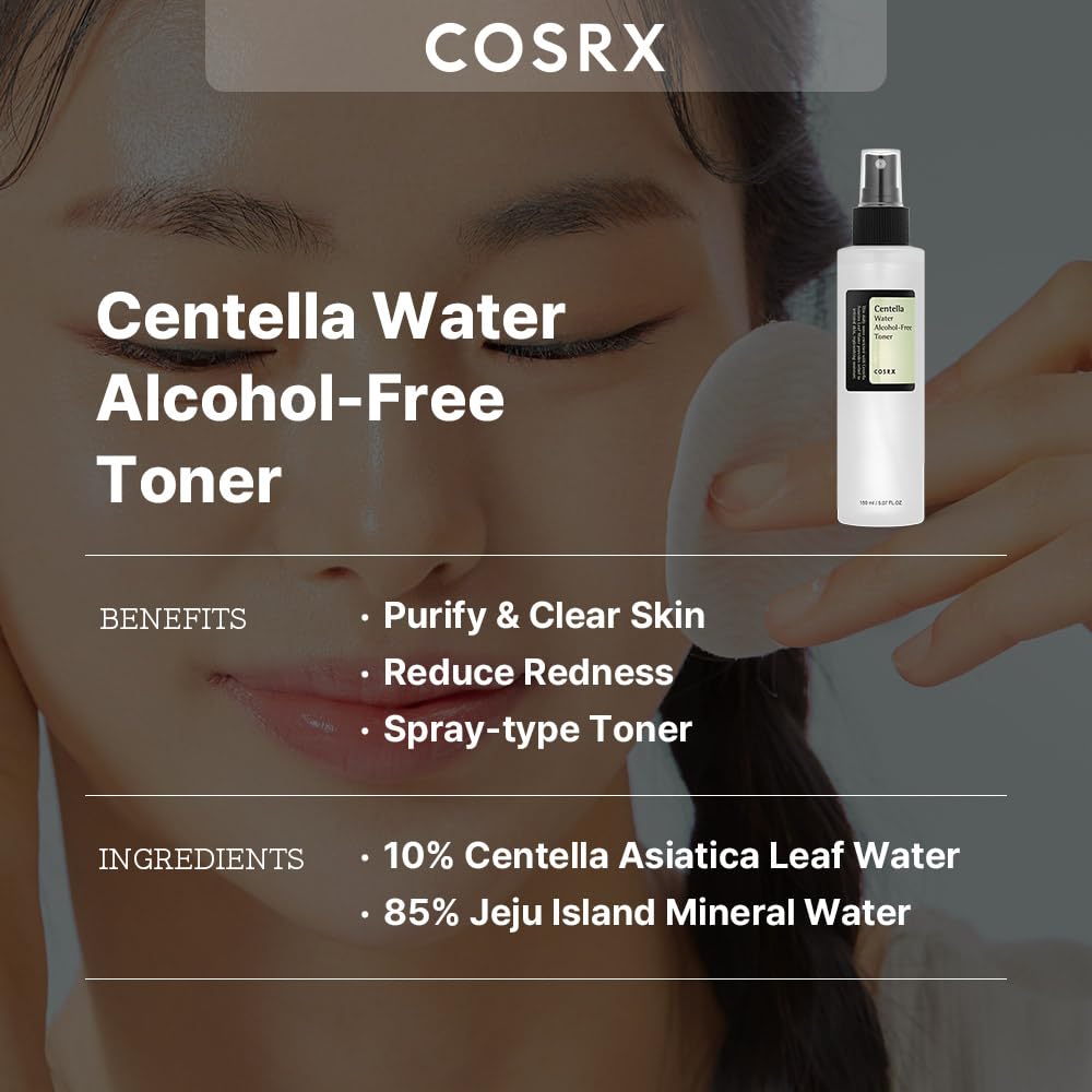 alcohol-free cica formula centered on centella asiatica