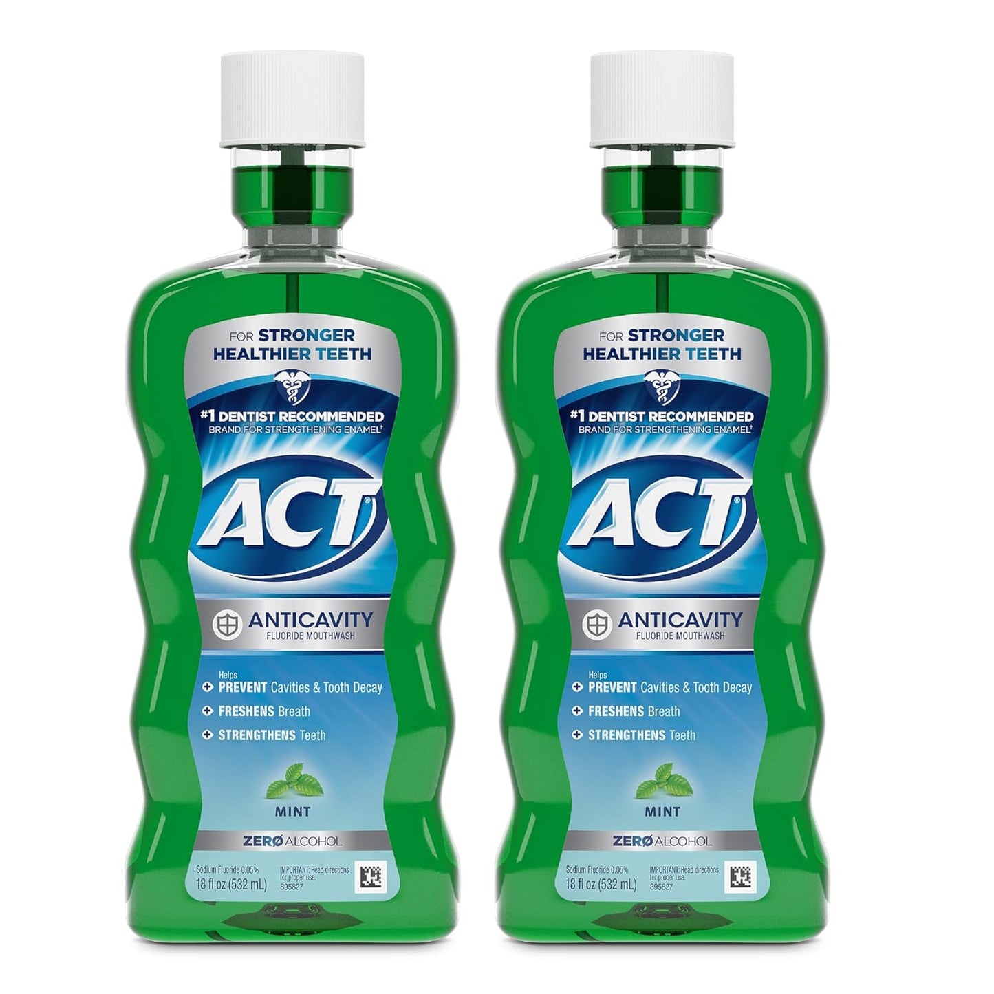 alcohol-free formula powered by maximum-strength sodium fluoride (0.05%)