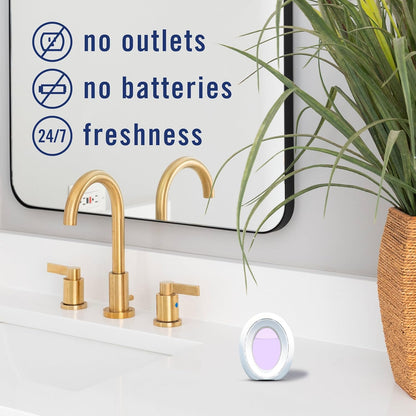 all-in-one sealed design with no refills or replacements needed