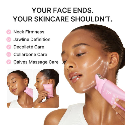 all-in-one tool that combines product dispensing and massage in a single step