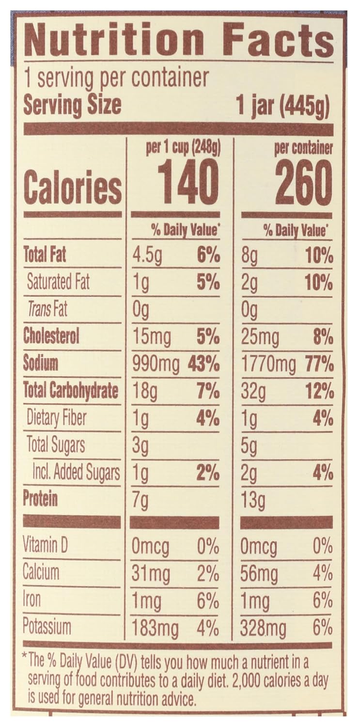 all-natural ingredient list with no artificial colors, flavors, or preservatives