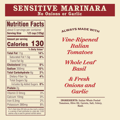 all-natural ingredients including olive oil, basil, and oregano