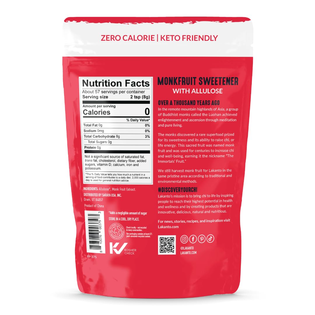 allulose-infused formula (no erythritol) for cleaner taste and moisture retention