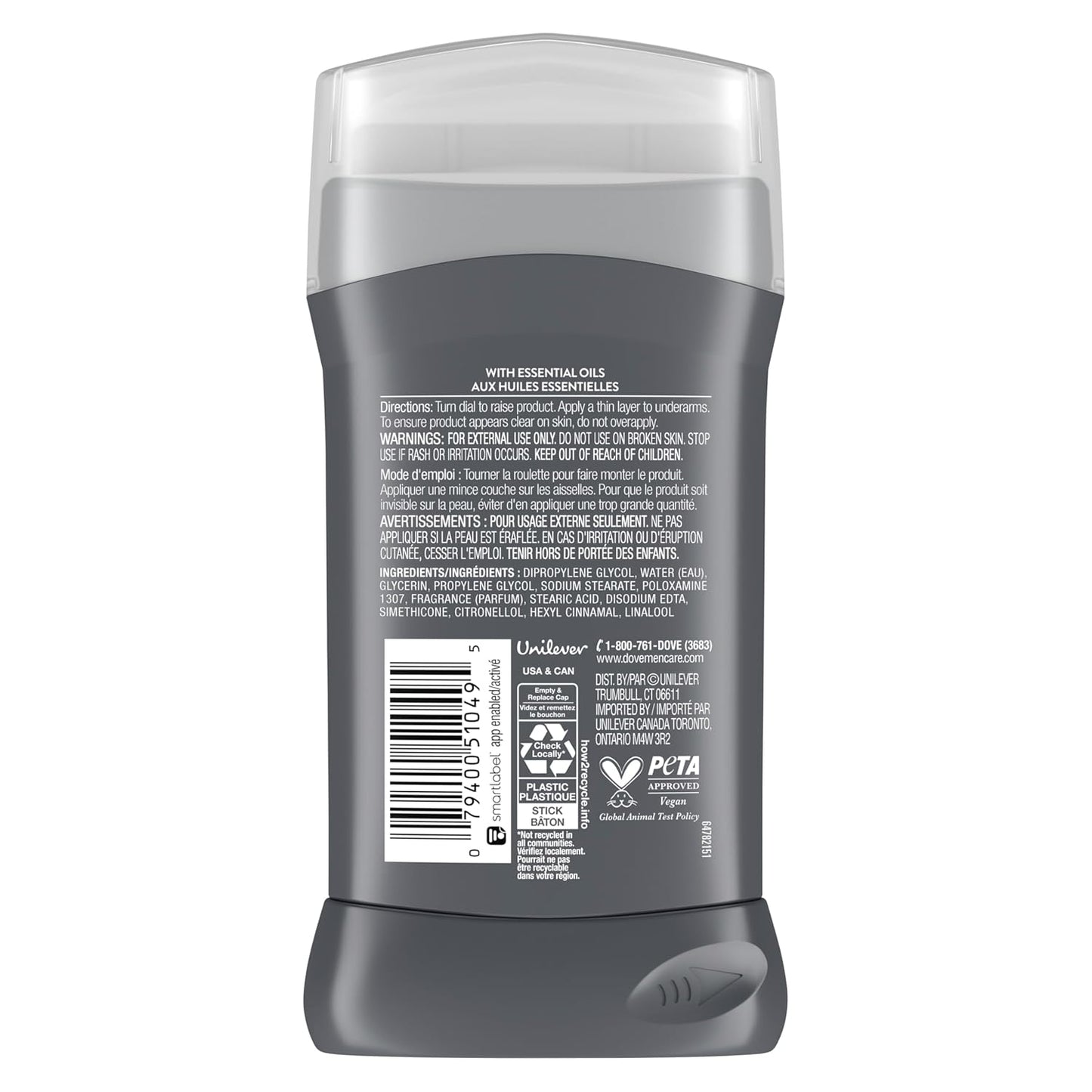 aluminum-free deodorant formulation