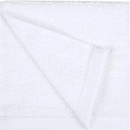 Amazon Basics Cotton Washcloths – Practical Holiday Gift for Mom, Soft Absorbent Face Cloths in Bulk