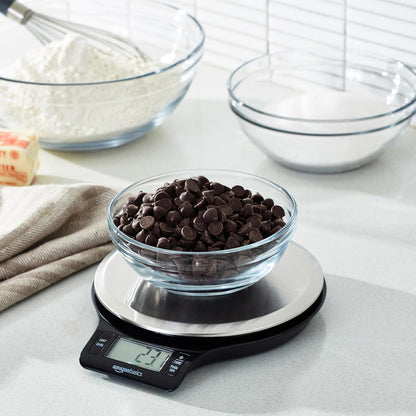 Amazon Basics Digital Kitchen Scale – Affordable Starter Kitchen Gift for College Students and First-Apartment Dwellers