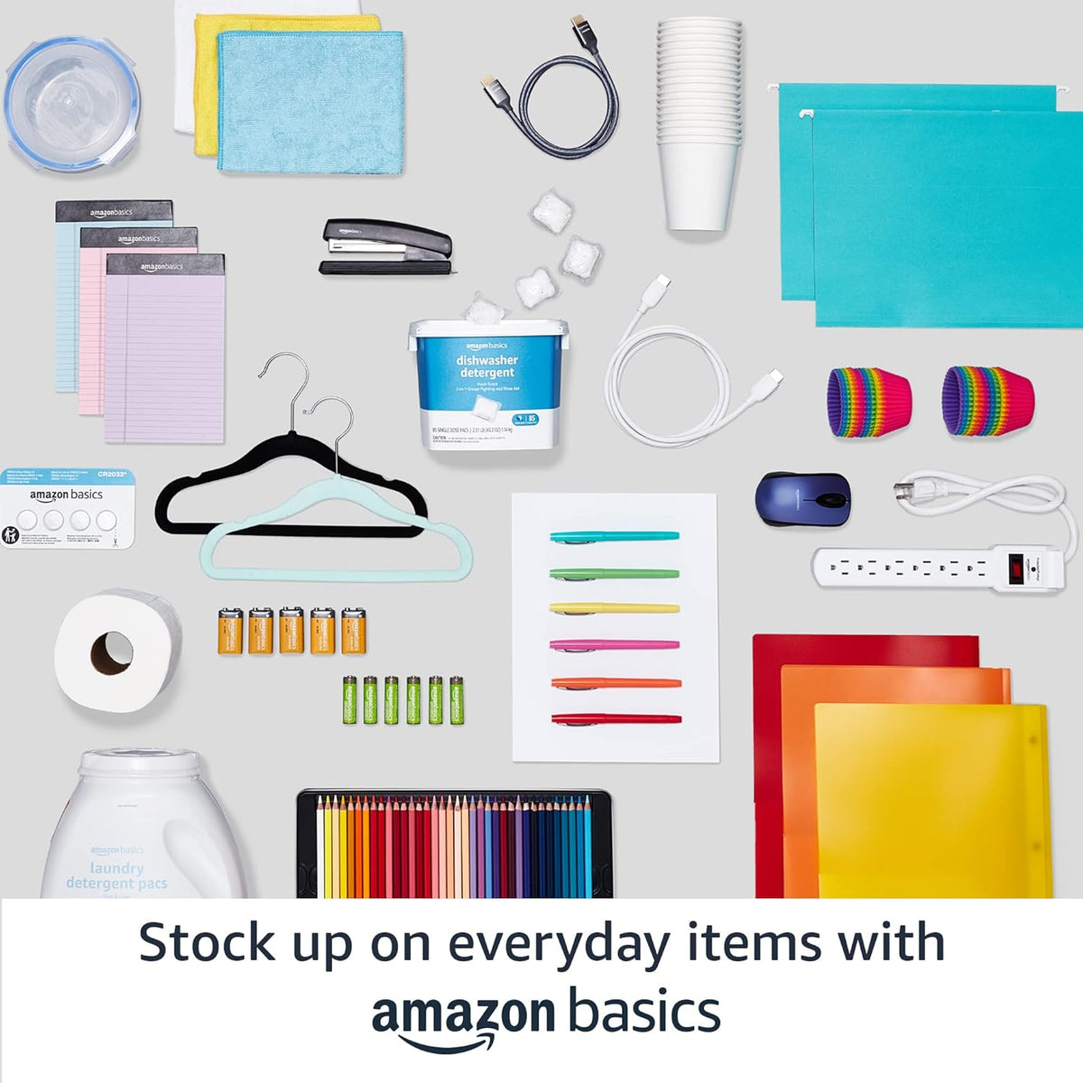 Amazon Basics Space-Saving Velvet Hangers – Bulk Closet Overhaul for Career Wardrobes, 100-Pack Fast Refresh