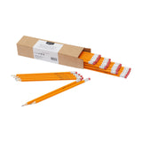 Amazon Basics Wood-Cased #2 HB Pencils with Erasers – Pre-Sharpened Bulk Office Supplies for Shared Workstation and Supply Closet, 150 Count