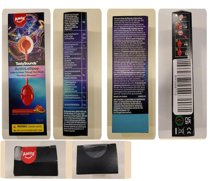 Amos Music Lollipop Candy – Safe Trick-or-Treat Handout for Kids, Sugar-Free Xylitol Lollipop with Built-In Music