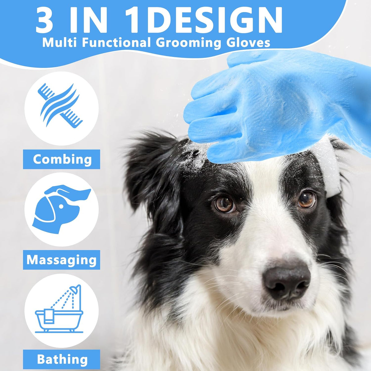 anatomical five-finger design for secure, ergonomic fit