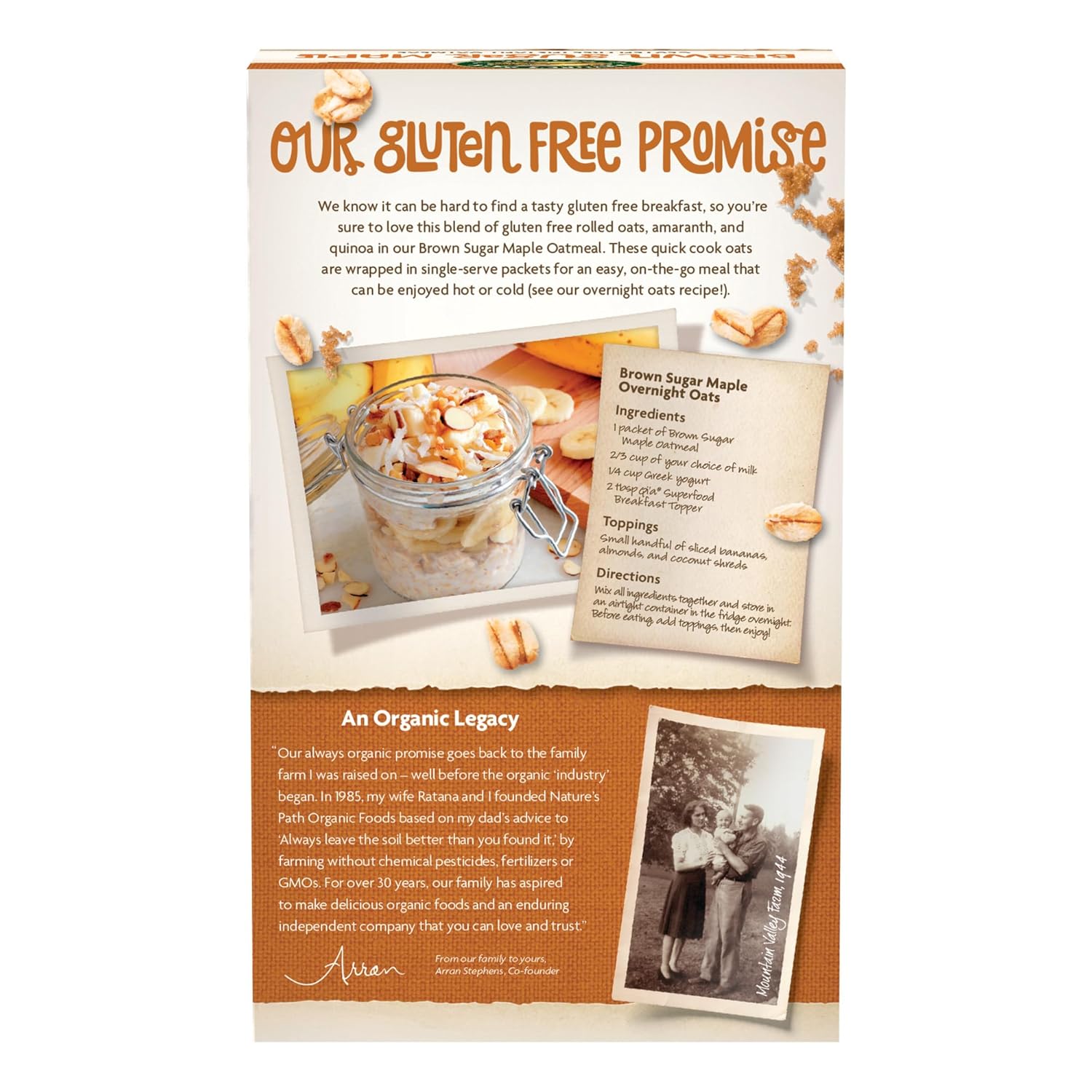 ancient-grain blend of amaranth, quinoa, and sorghum added for protein and texture