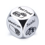 WeddingGiftPro Food Decision Dice – Pocket Decision Tool for Dining Out, On-the-Go Meal Choice