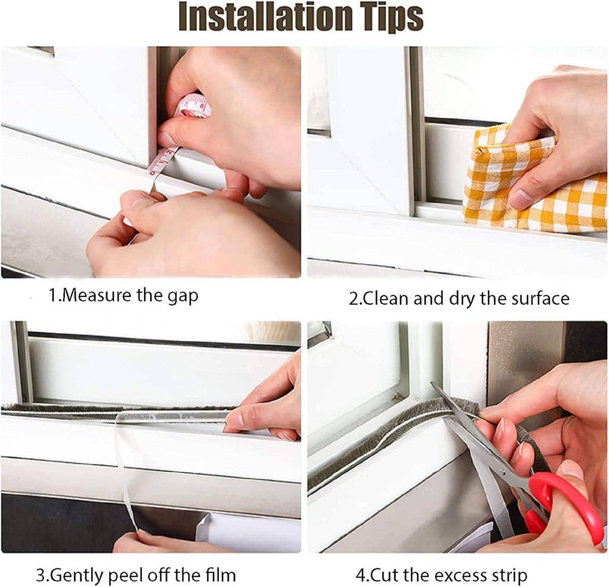 anti-aging sealing performance suitable for glass, aluminum, plastic steel, wooden, and security doors