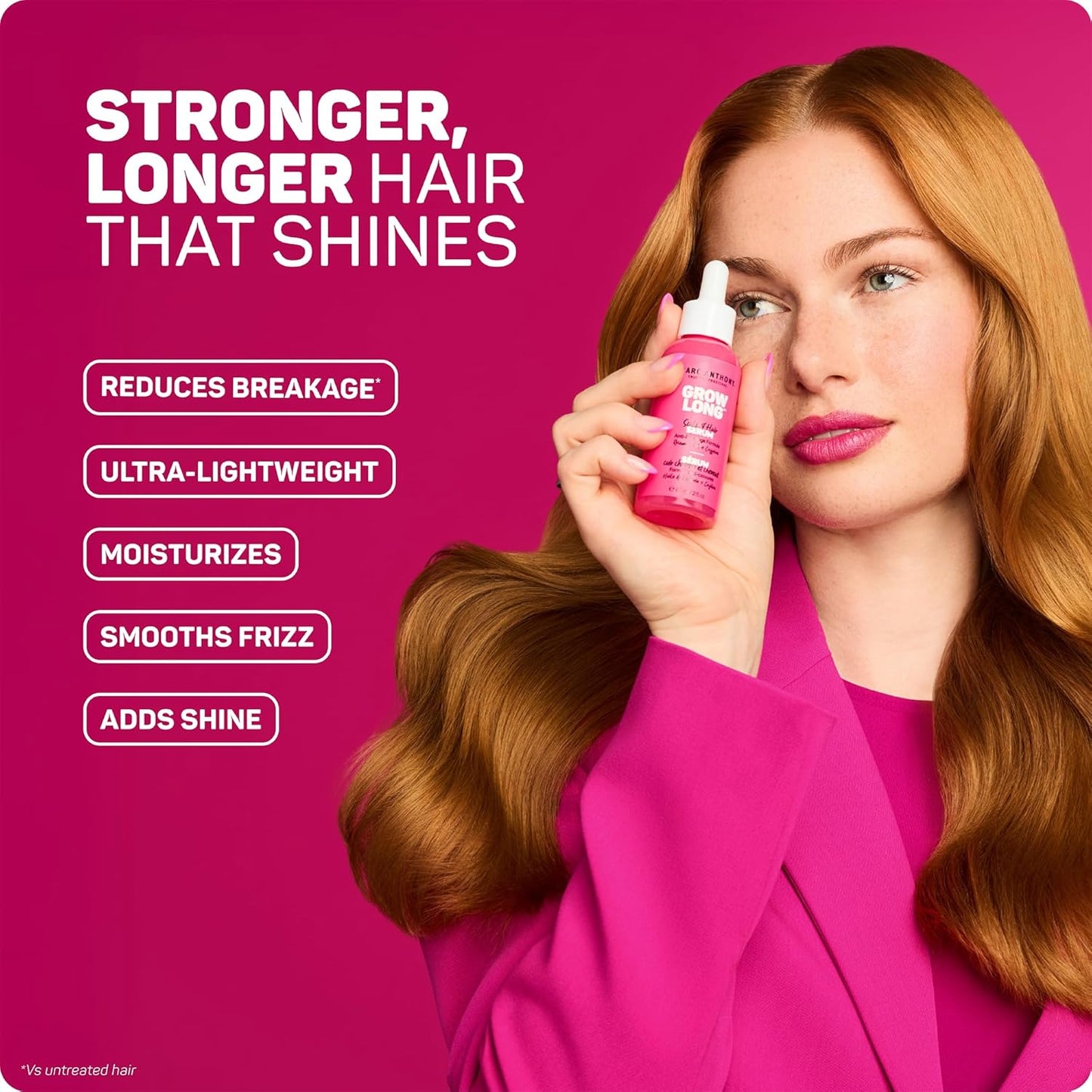 anti-breakage serum that reinforces hair fibers at the root for a stronger growth foundation