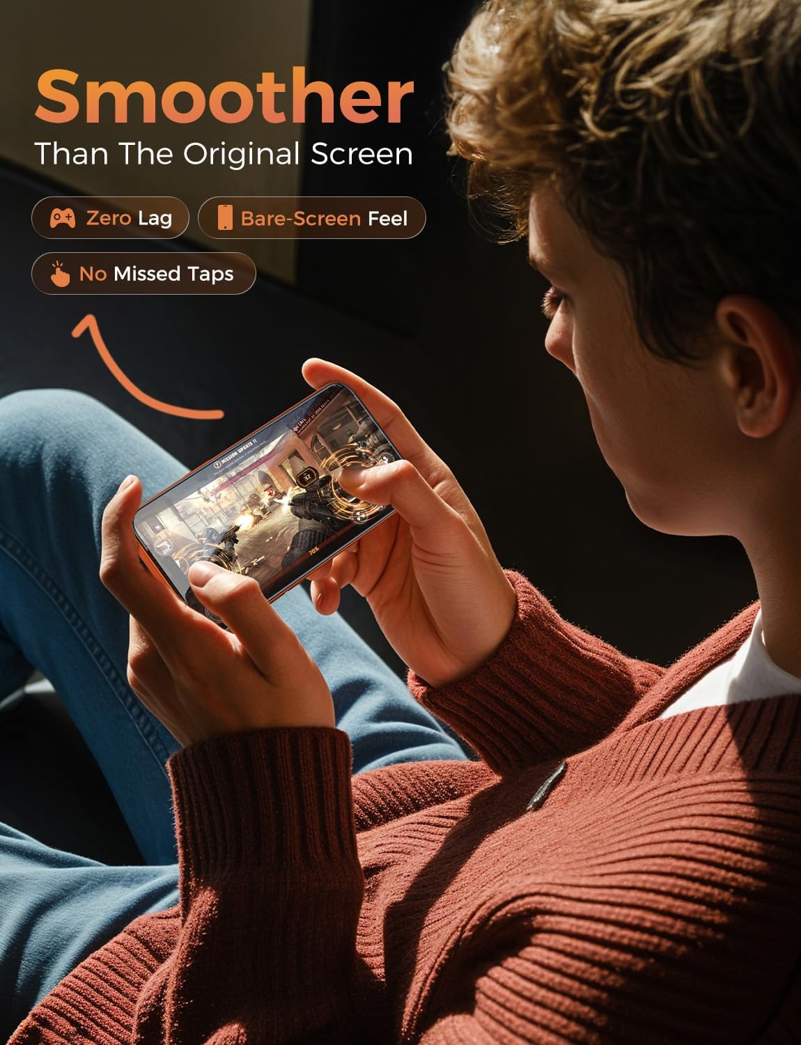 anti-fingerprint oleophobic coating to minimize smudges